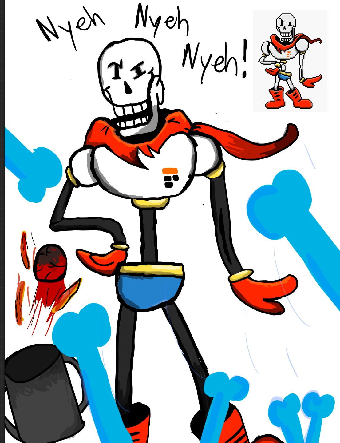 Papyrus drawing by Daniel Max - Project preview