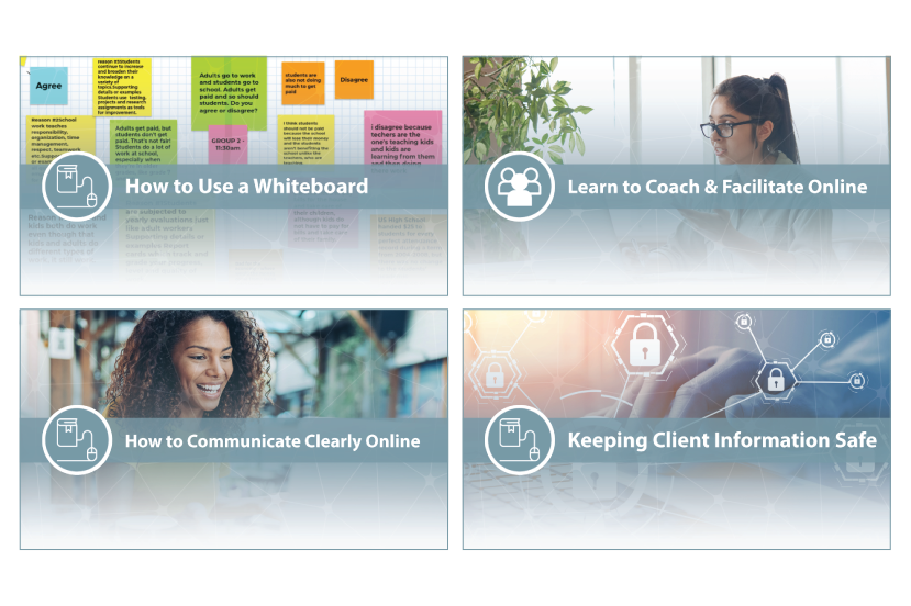 Course cards for LMS