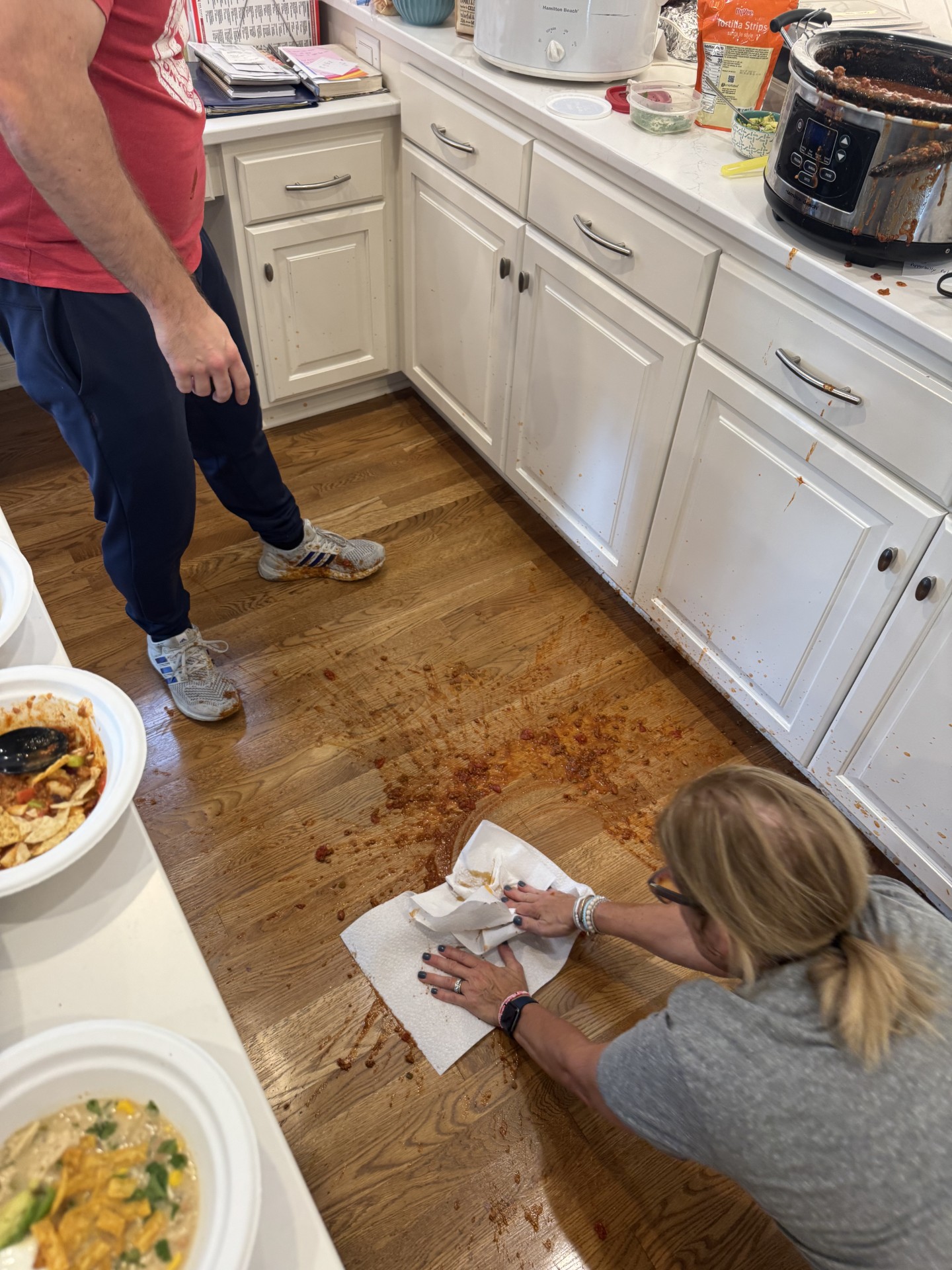 Some major chili spillage