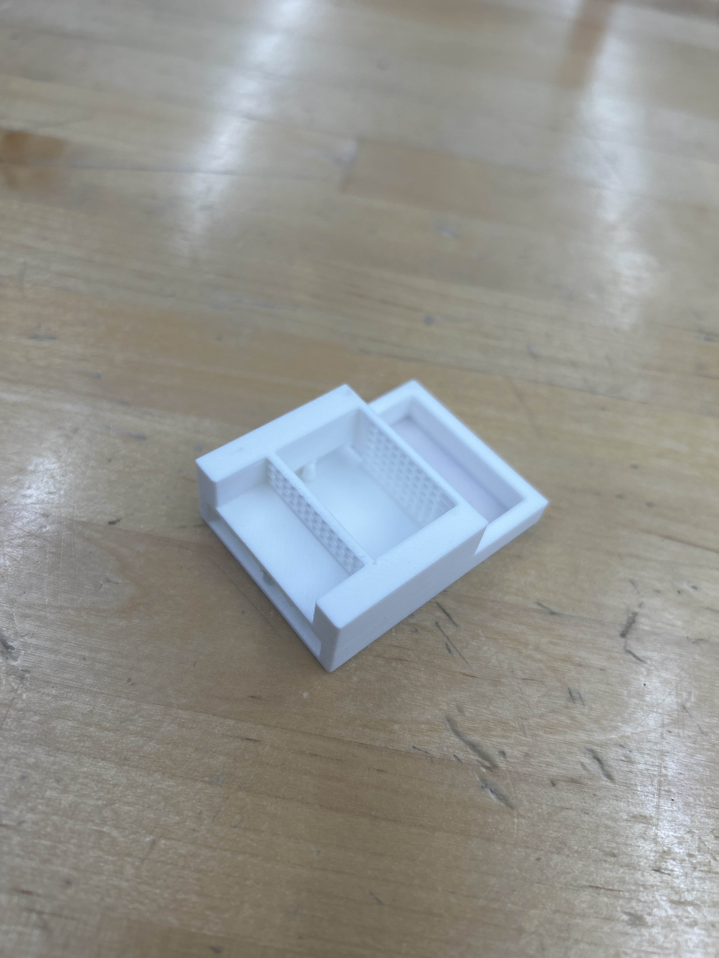 This is a prototype of one of the final stages of our fluid transfer system. It