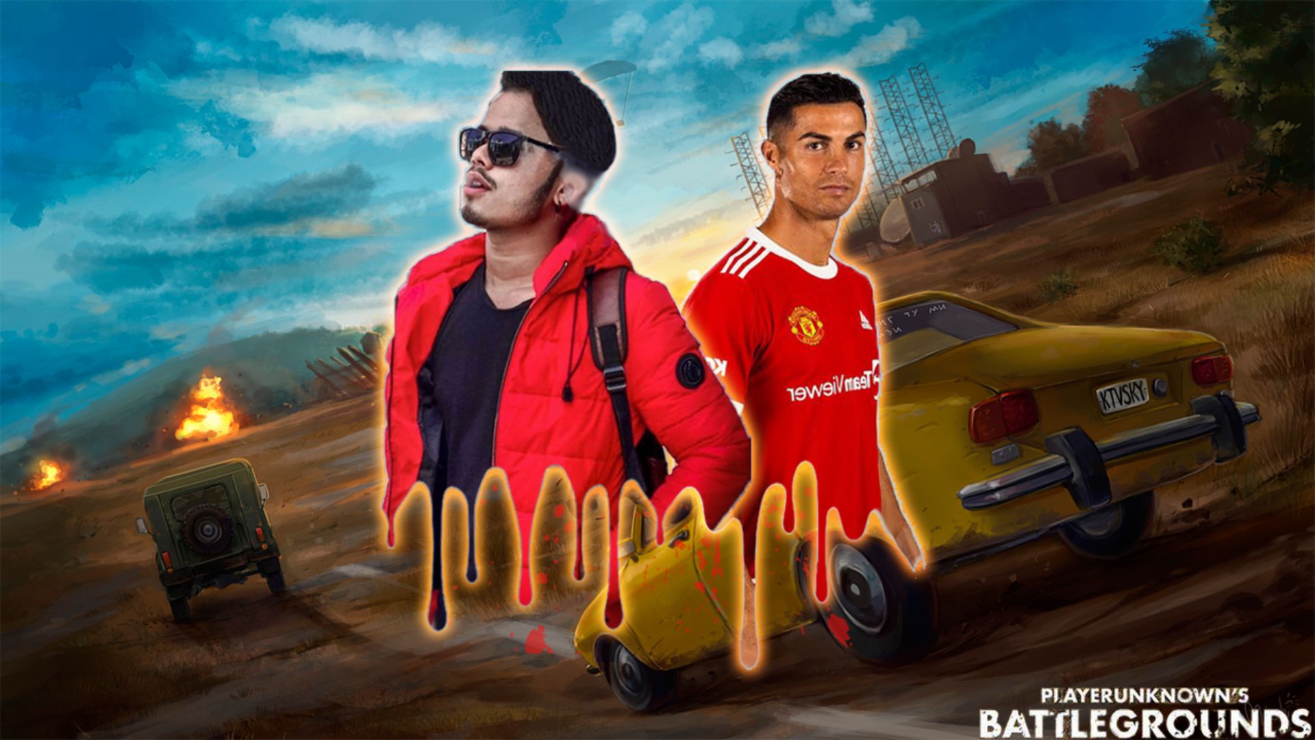This youtube thumbnail was for youtuber called Cr7horaa.