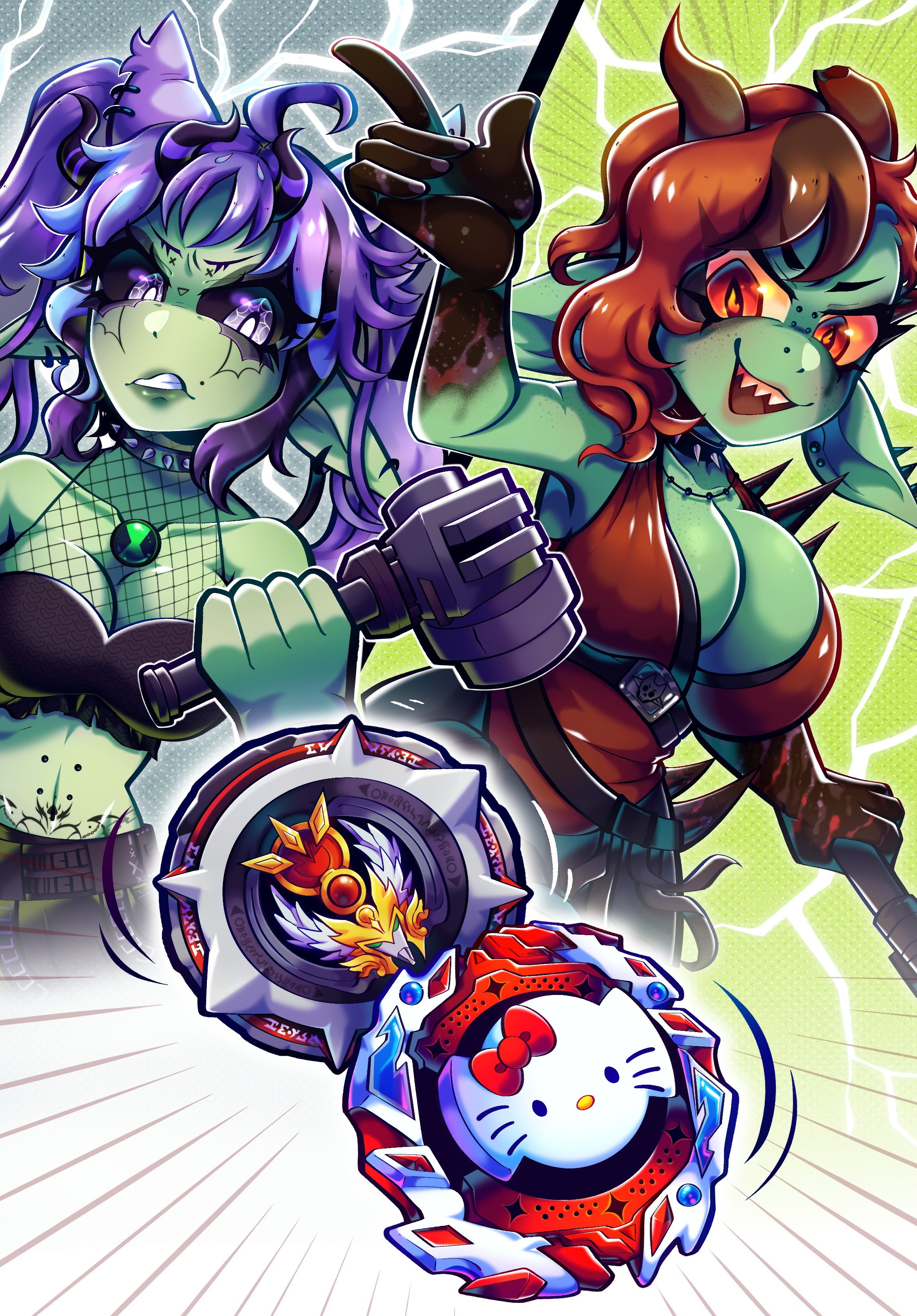 A commission piece i did for a vtuber